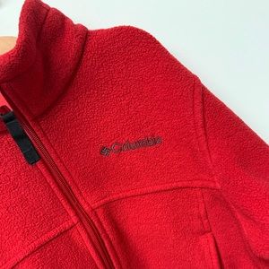 Columbia Red Fleece Sweater 🏕